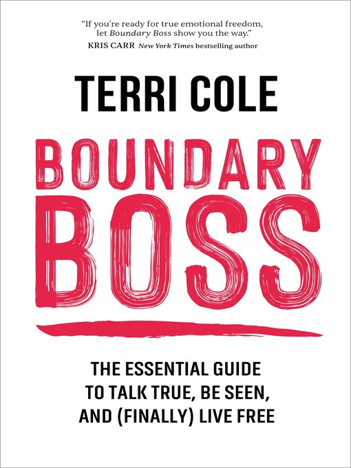 Title details for Boundary Boss by Terri Cole, MSW, LCSW - Wait list